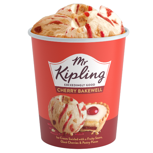 Mr Kipling Cherry Bakewell Ice Cream 475ml