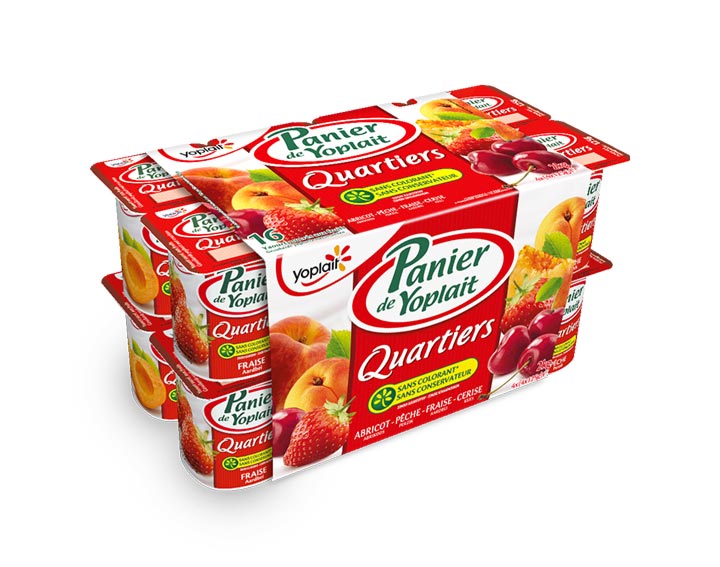 Panier de Yoplait Quartiers 16x125gr