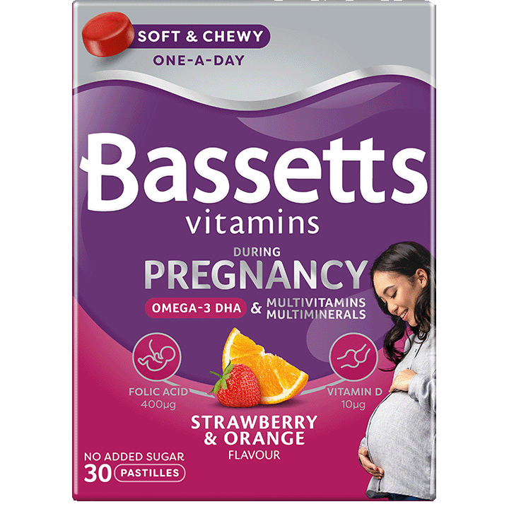 Pregnancy Multivitamins Stawberry & Orange