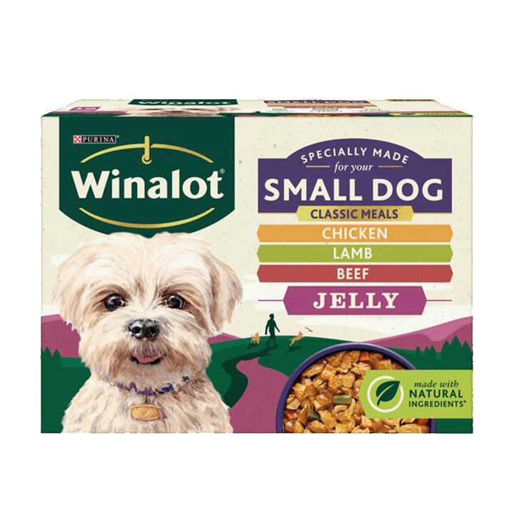 WINALOT Small Dog Food in Jelly 12x100g