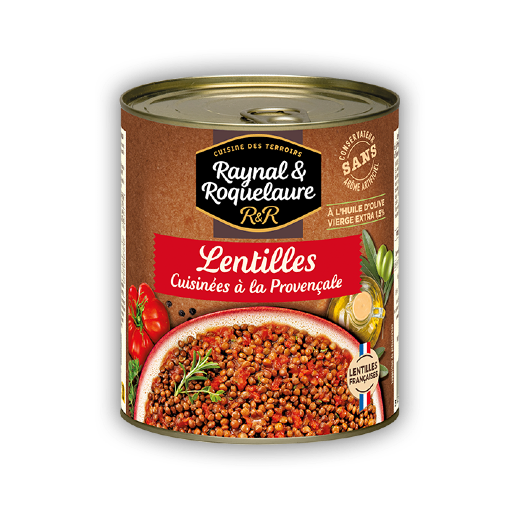 Lentilles cuisinées à la Provençale - 800g