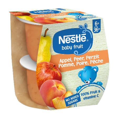 Nestlé Baby Fruit Appel Peer Perzik