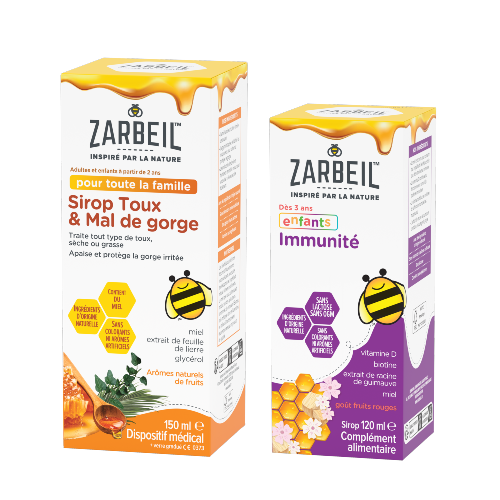 Sirop toux et Sirop immunité enfants
