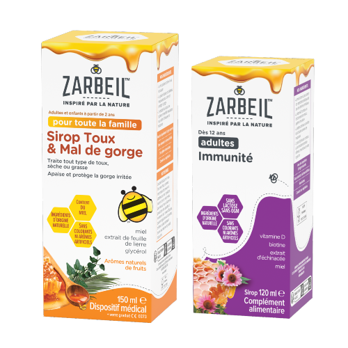 Sirop toux et Sirop immunité adultes