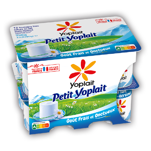 Petit Yoplait au lait demi-écrémé 12x60g