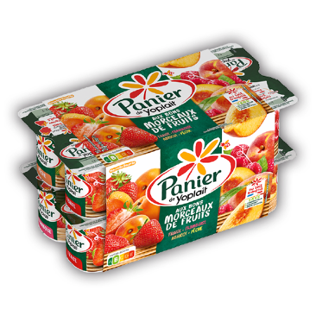 Panier de Yoplait Panaché 16x125g