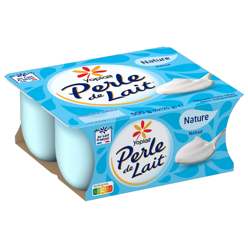 Perle de Lait Brassé Nature 4x125g