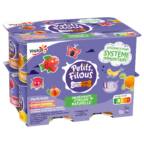 Petits Filous Pots Fruits mixés 12x50g