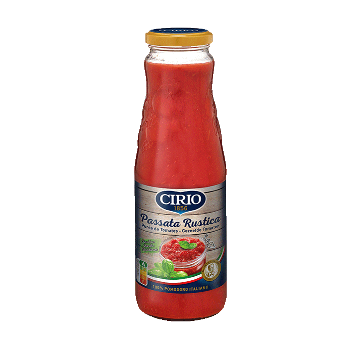 Passata Rustica basilic 680g