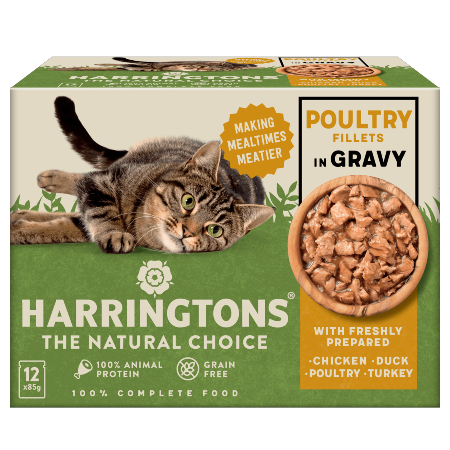 Harringtons Cat Food Poultry in Gravy 12x85g