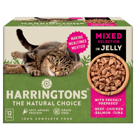 Harringtons Cat Food Mixed in Jelly 12x85g
