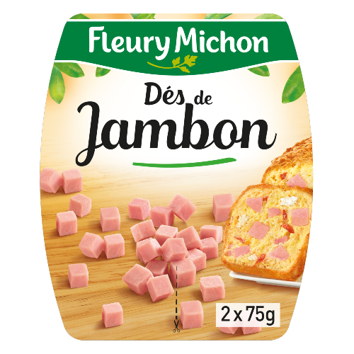 Dés de Jambon 2x75g