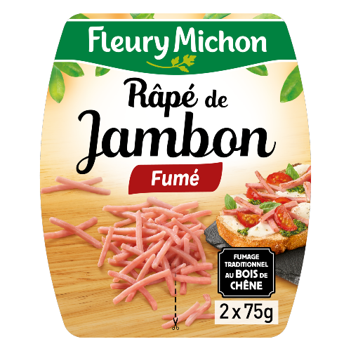 Râpé de Jambon fumé 2x75g