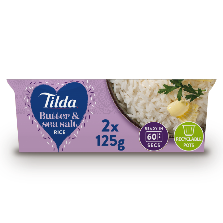 Tilda Pots Butter and Sea Salt Rice 250g