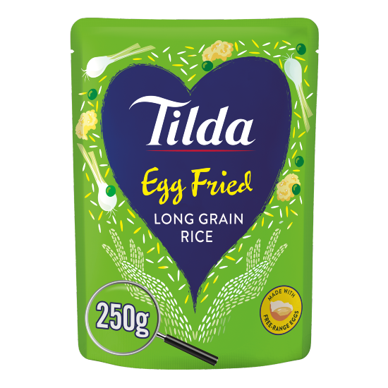 Tilda Microwave Egg Fried Long Grain Rice 250g