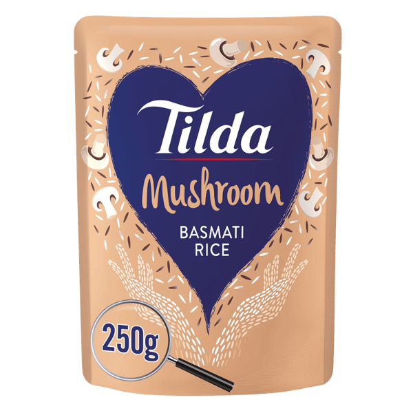 Tilda Microwave Mushroom Basmati Rice 250g