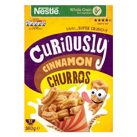 Nestlé Curiously Cinnamon Churros Cereal 360g
