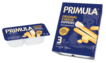 Primula dippers with breadsticks x3