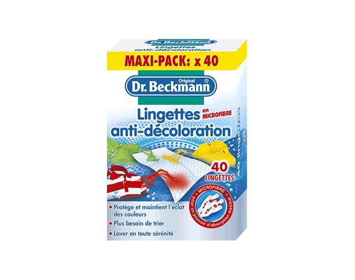 Lingettes Anti-Décoloration Microfibre x40