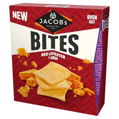 Jacob’s Bites Red Leicester 125g