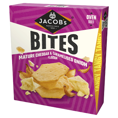 Jacob’s Bites Mature Cheddar & Caramelised Onion 125g