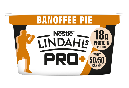 Lindahls Pro+ Kvarg Banoffee Pie High Protein Yogurt 150g