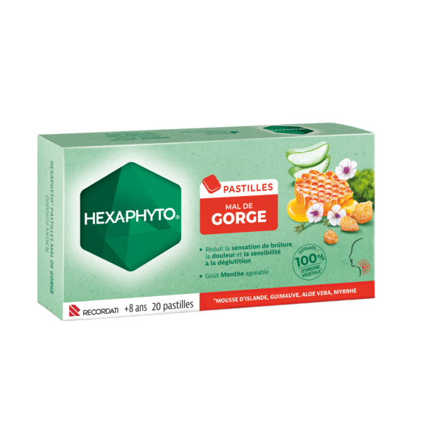 HEXAPHYTO Pastilles Mal de Gorge
