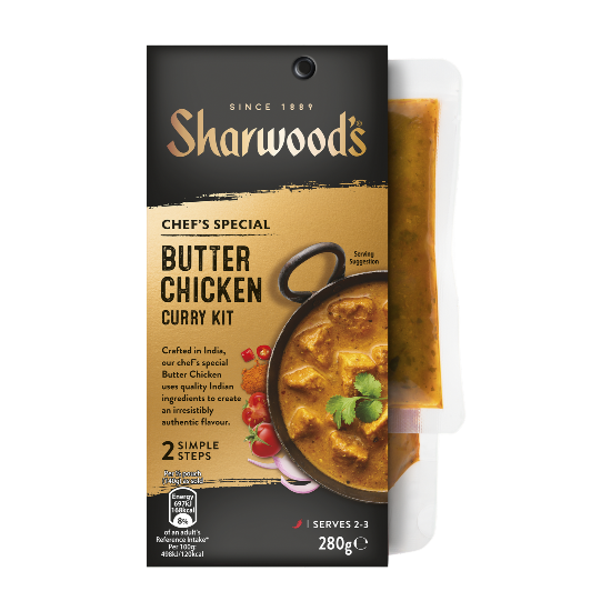 Sharwood's Butter Chicken Indian Curry Sauce Kit 280g