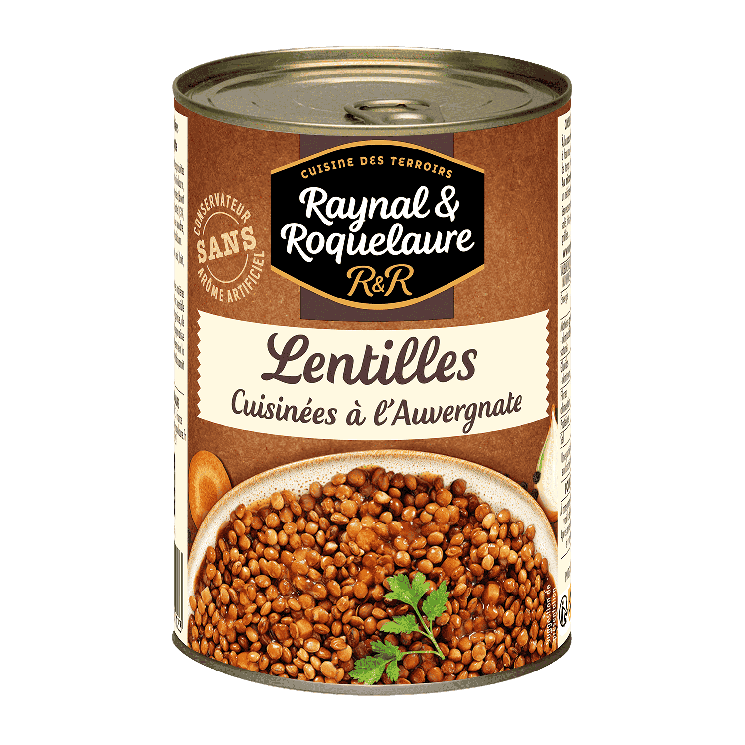 Lentilles cuisinées à l'Auvergnate 410G