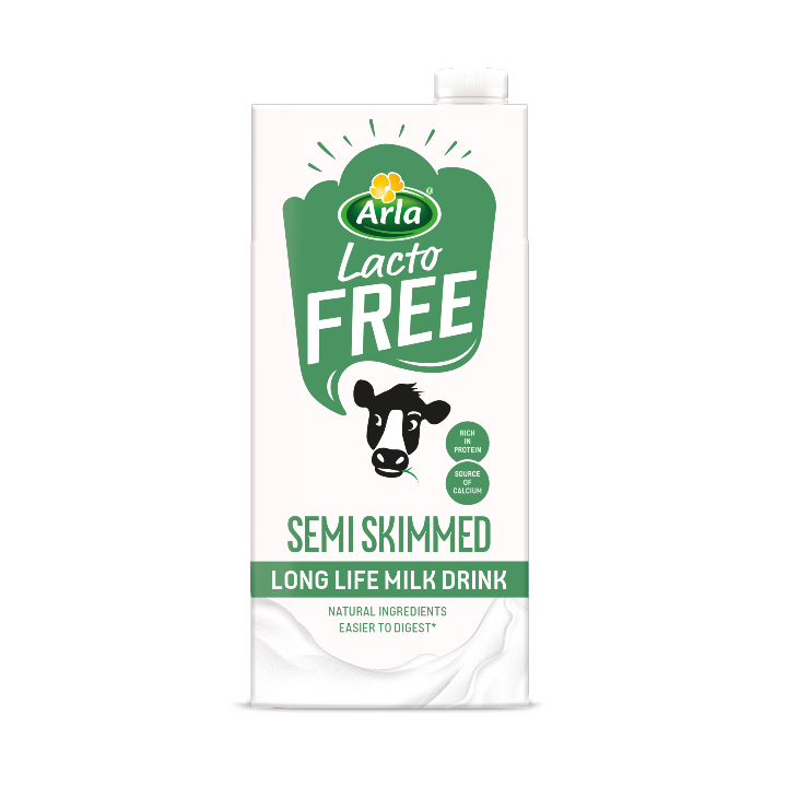Arla LactoFREE Semi UHT Milk Drink 1L