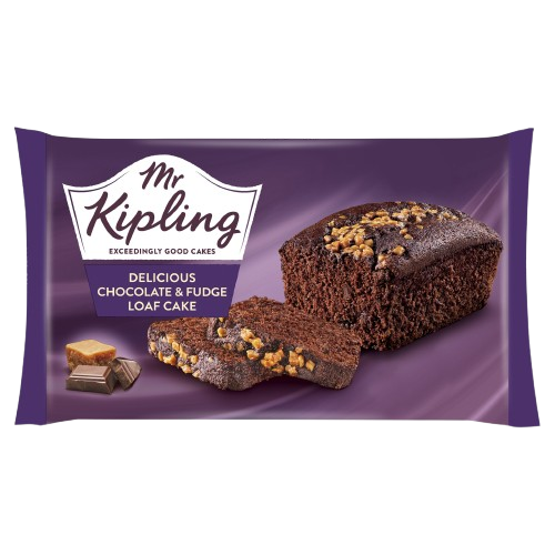 Mr Kipling Chocolate and Fudge Loaf Sponge Cake