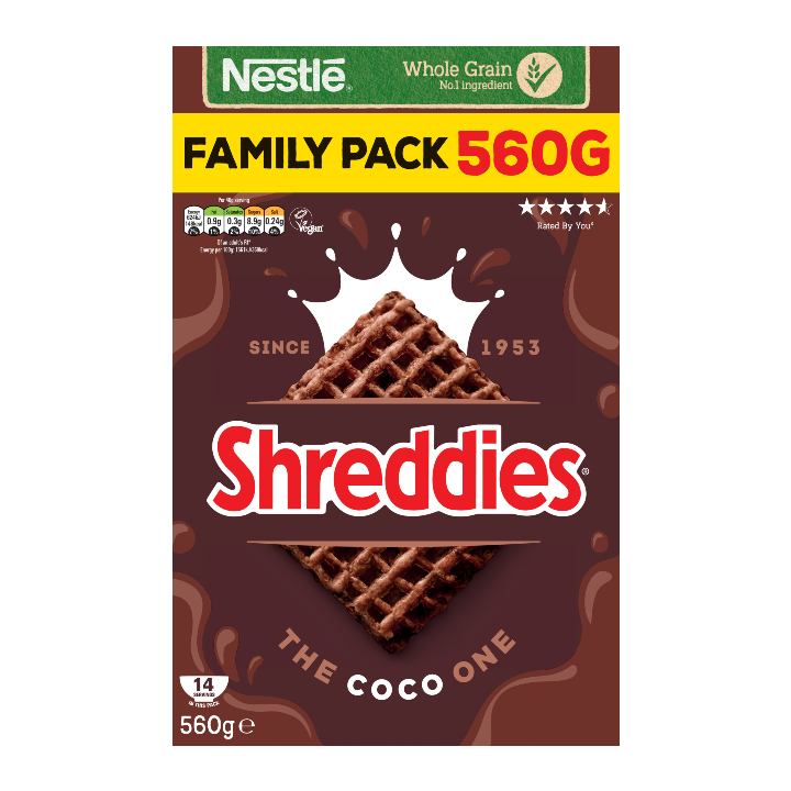 Nestlé Shreddies The Coco One 560g - 600g