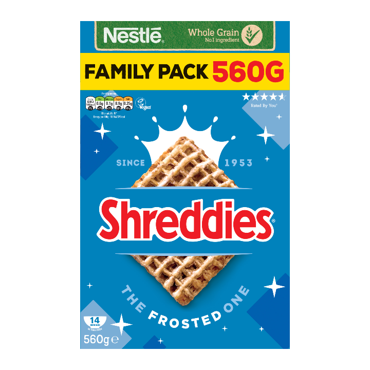 Nestlé Shreddies The Frosted One 560g - 600g