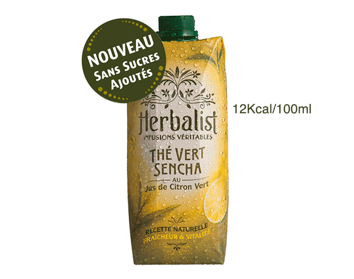 ​Herbalist Sencha Citron Vert 50cL
Sans Sucres Ajoutés ni Edulcorants 