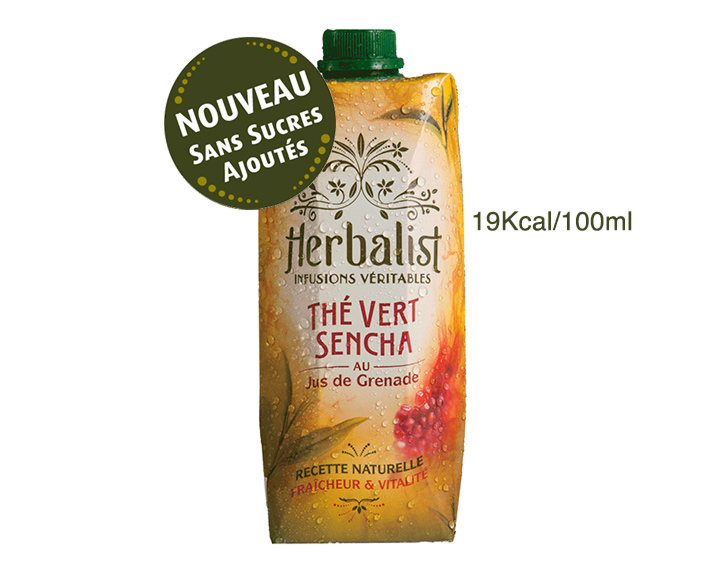 Hebalist Sencha Grenade 50cL
Sans Sucres Ajoutés ni Édulcorants