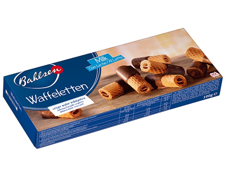 Waffeletten Milk Chocolate 100g 