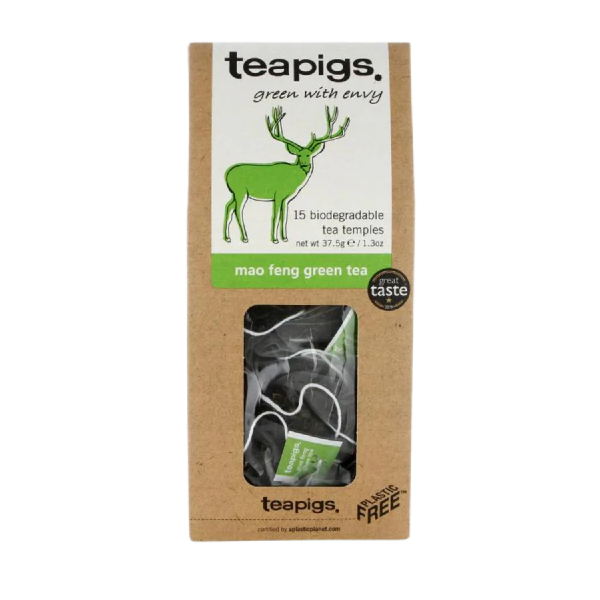 Teapigs Mao Feng Green Tea 15 Tea Bags 37.5G
