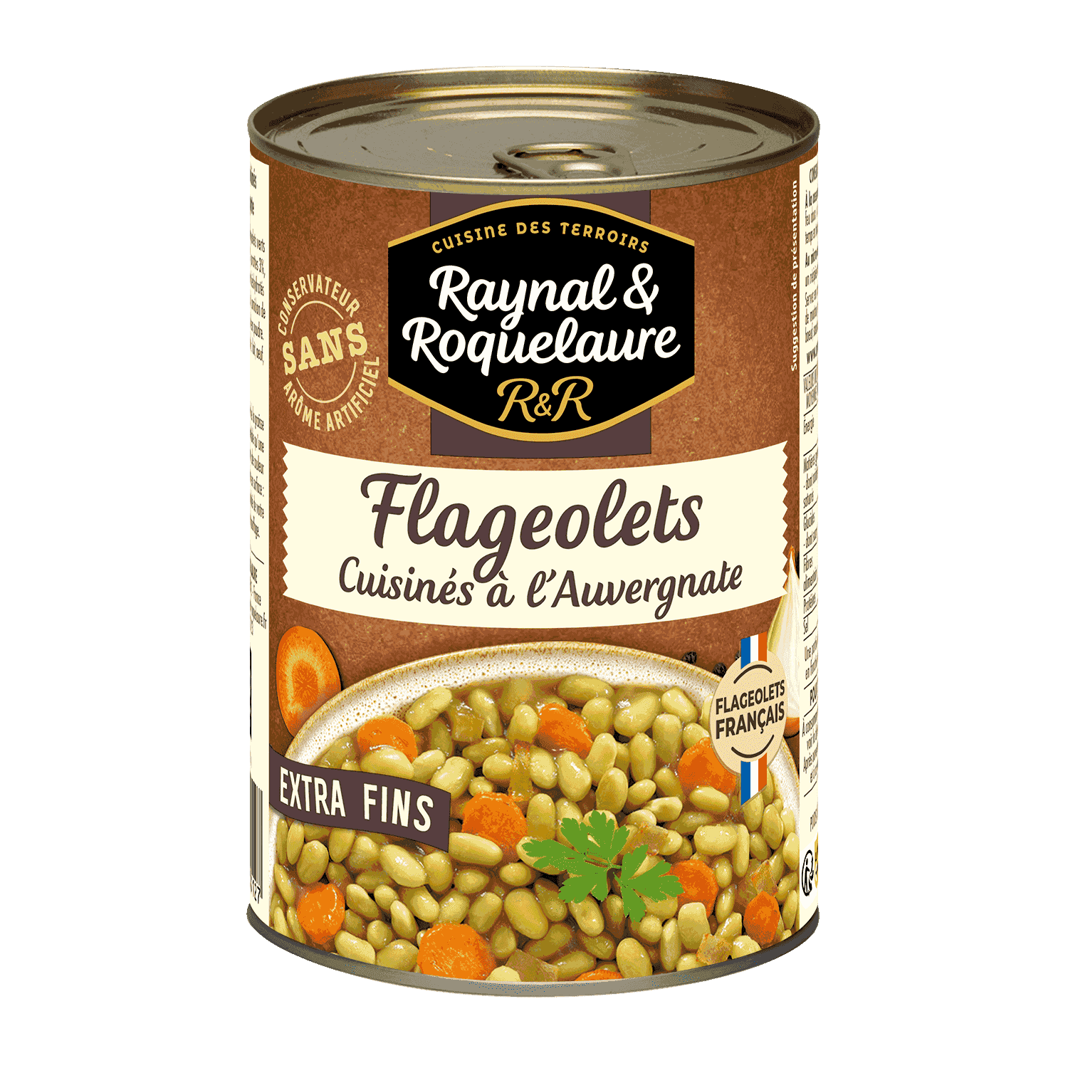 Flageolets cuisinés à l'Auvergnate 410G