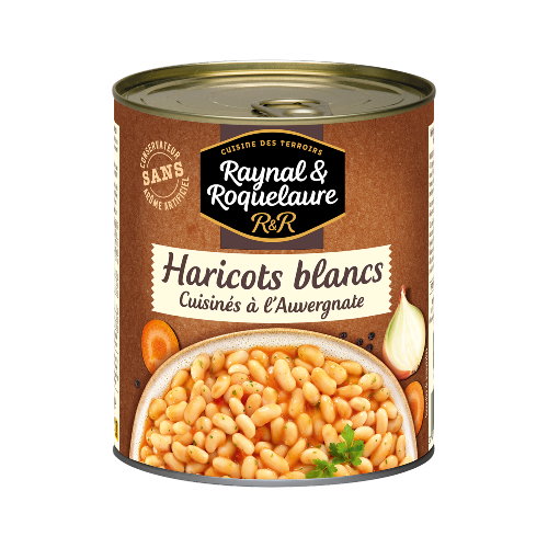 Haricots blancs cuisinés à l'Auvergnate 820G