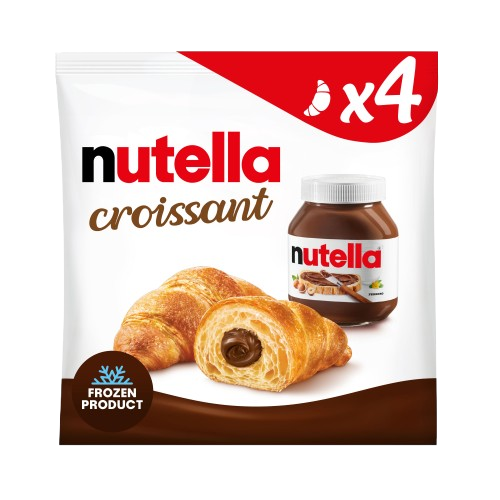 Nutella chocolate & hazelnut croissants 4-pack