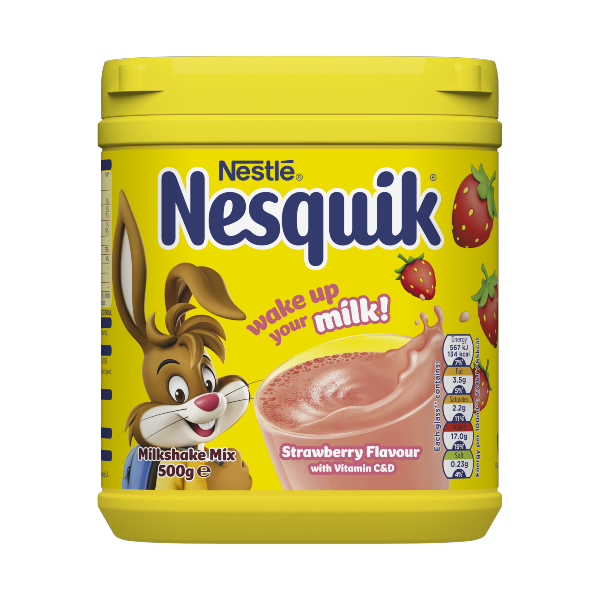 NESQUIK® Milkshake Powder 500g Tub Strawberry