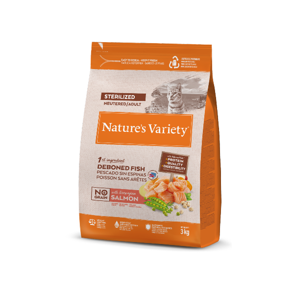 No Grain Stérilisé Saumon 3kg