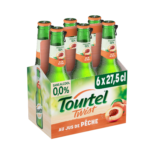 Tourtel Twist Pêche 6x27,5cl
