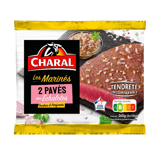 2 Pavés de bœuf à l'Echalote