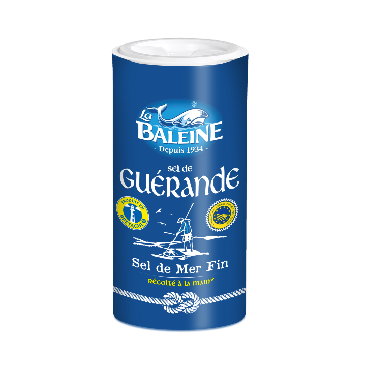 Boite verseuse sel fin 250g LA BALEINE Guérande