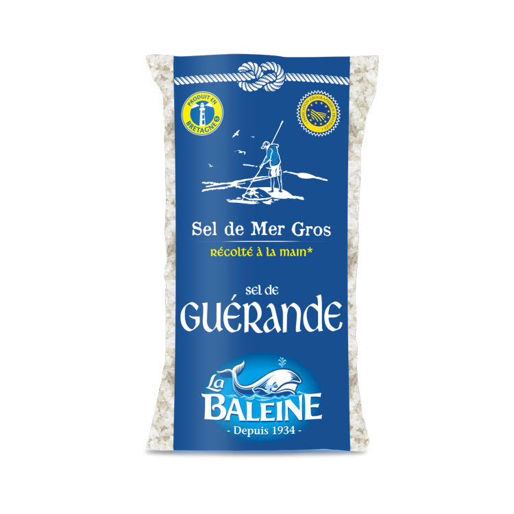 Sachet gros sel 800g LA BALEINE Guérande