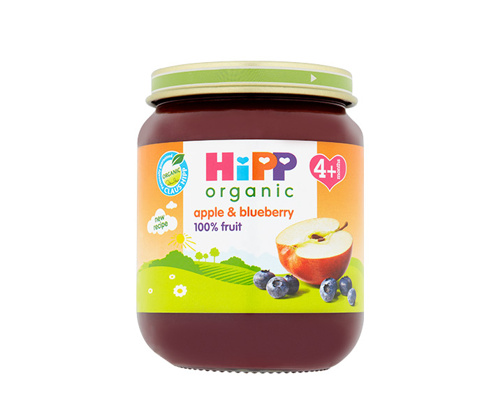 apple & blueberry jar 125g