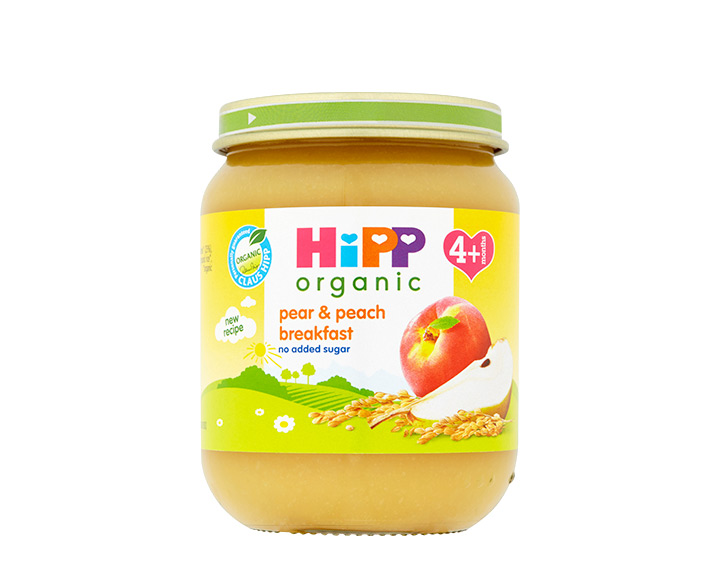 pear & peach breakfast jar 125g