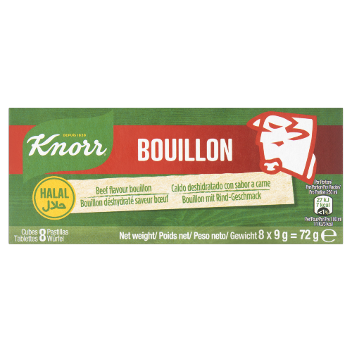 Knorr Beef Bouillon Stock Cubes 8x9g