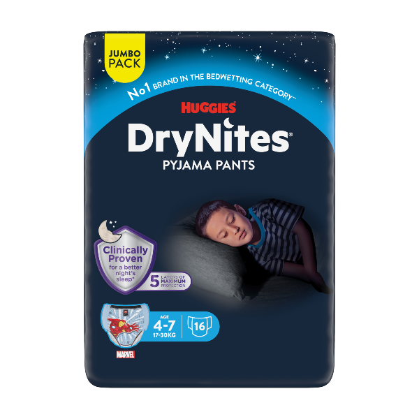 DryNites®  4-7 ans (17-30kg) x16